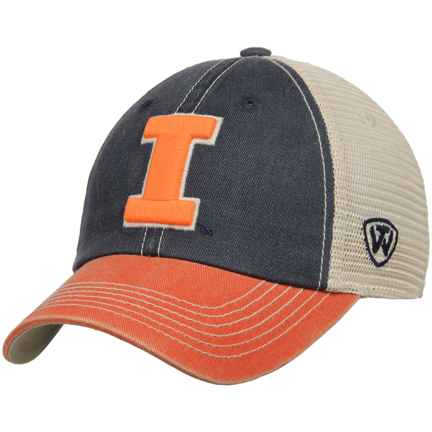 Top of the World /Tan Illinois Fighting Illini Offroad Trucker Hat