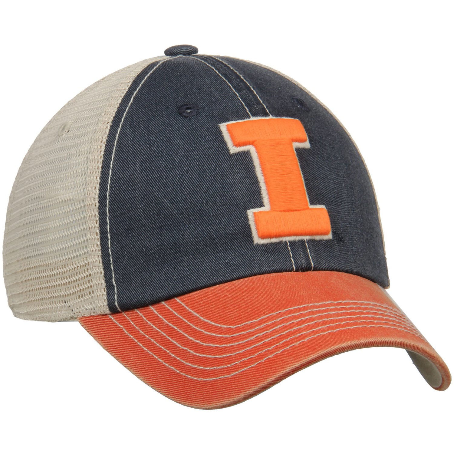 Top of the World /Tan Illinois Fighting Illini Offroad Trucker Hat                                                               - view number 3
