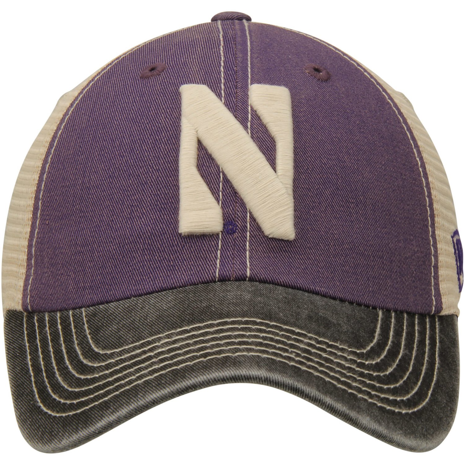 Top of the World /Tan Northwestern Wildcats Offroad Trucker Hat                                                                  - view number 2