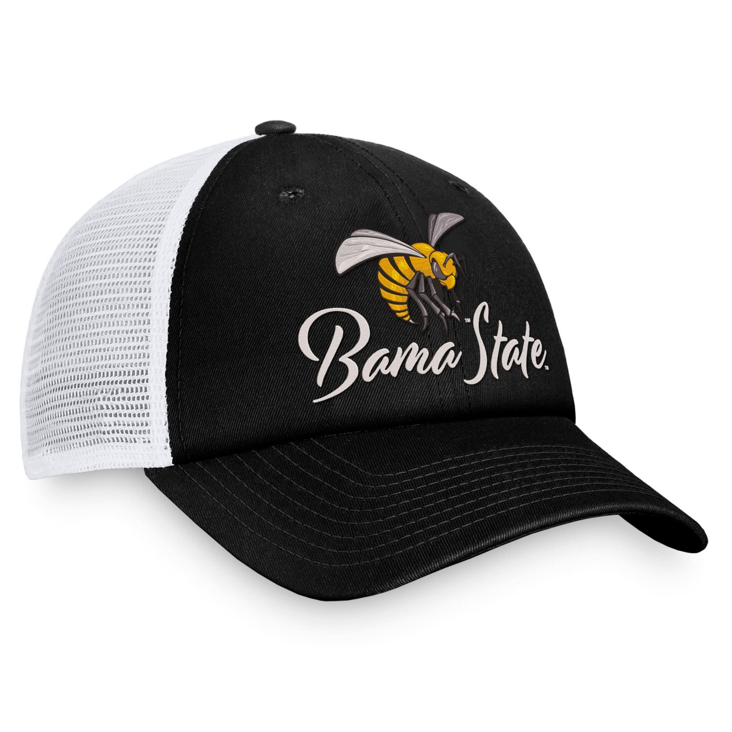Top of the World /White Alabama State Hornets Charm Trucker Adjustable Hat - view number 3