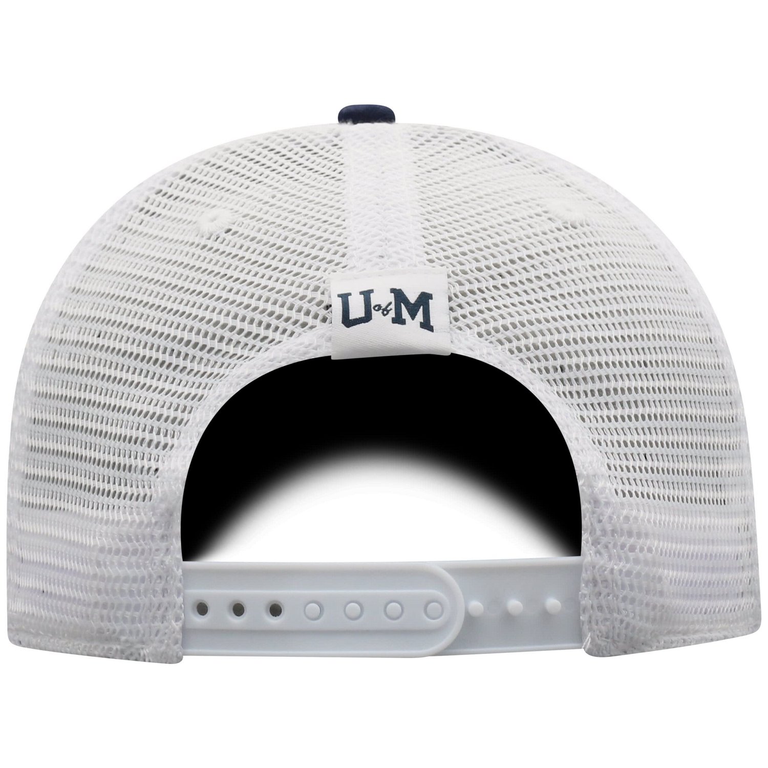 Top of the World /White Michigan Wolverines Trucker Snapback Hat