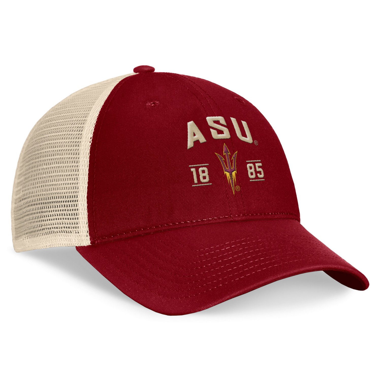 Top of the World Arizona State Sun Devils Heritage Waylon Trucker Adjustable Hat - view number 3