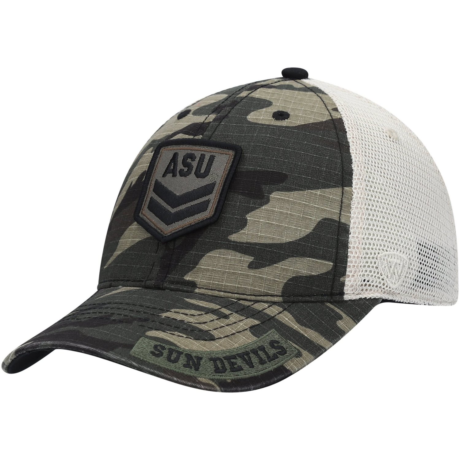Top of the World Arizona State Sun Devils OHT Military Appreciation Shield Trucker Adjustable Hat