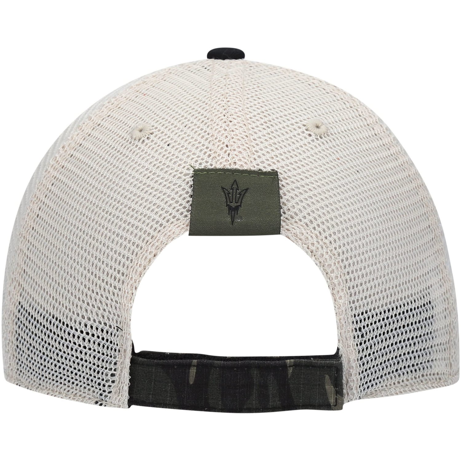 Top of the World Arizona State Sun Devils OHT Military Appreciation Shield Trucker Adjustable Hat - view number 4