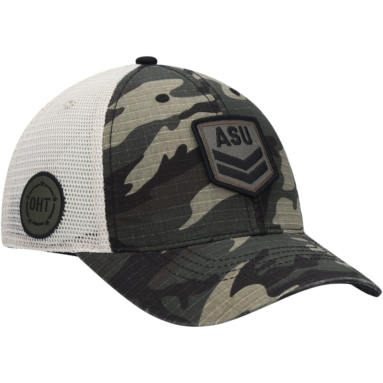Top of the World Arizona State Sun Devils OHT Military Appreciation Shield Trucker Adjustable Hat - view number 3
