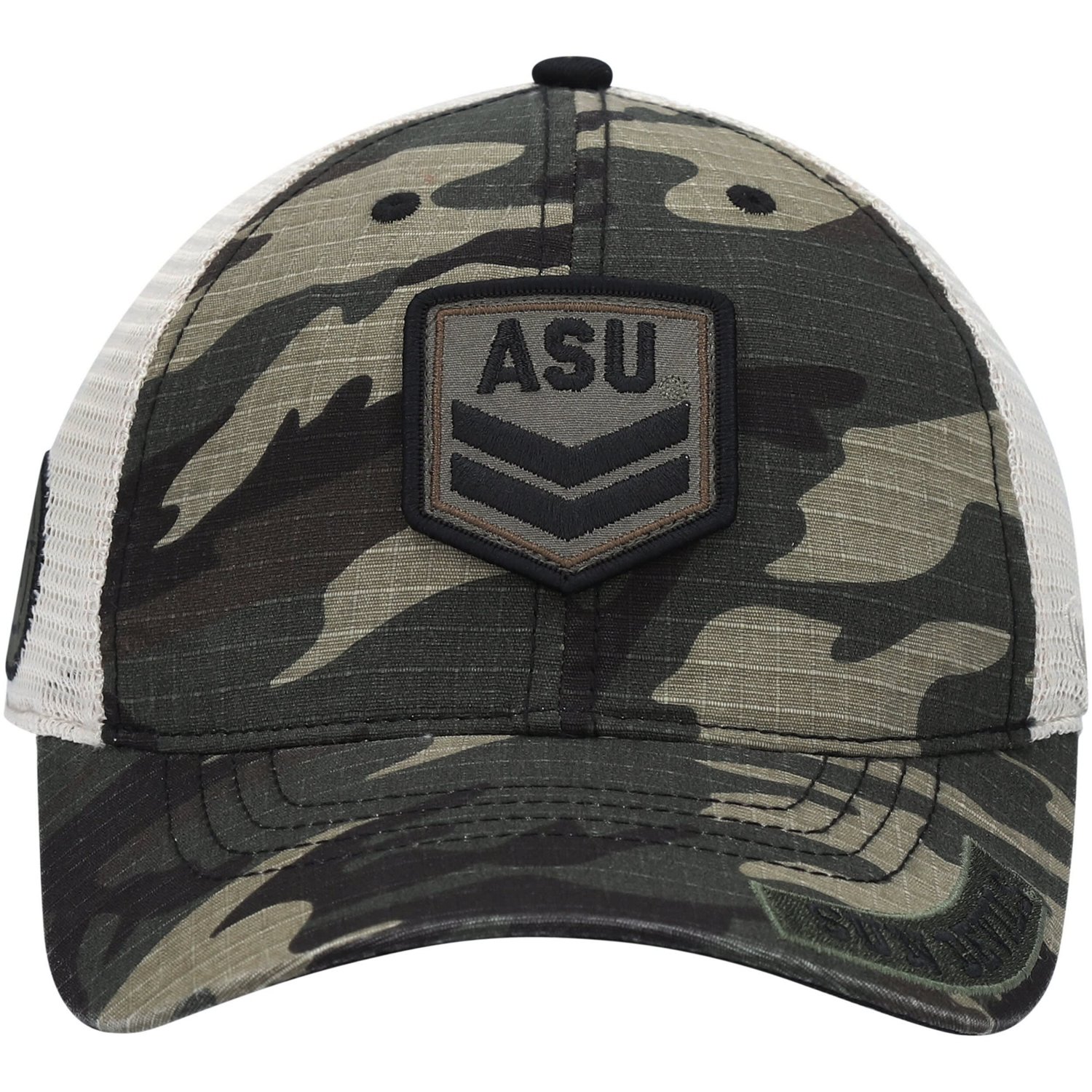 Top of the World Arizona State Sun Devils OHT Military Appreciation Shield Trucker Adjustable Hat - view number 2