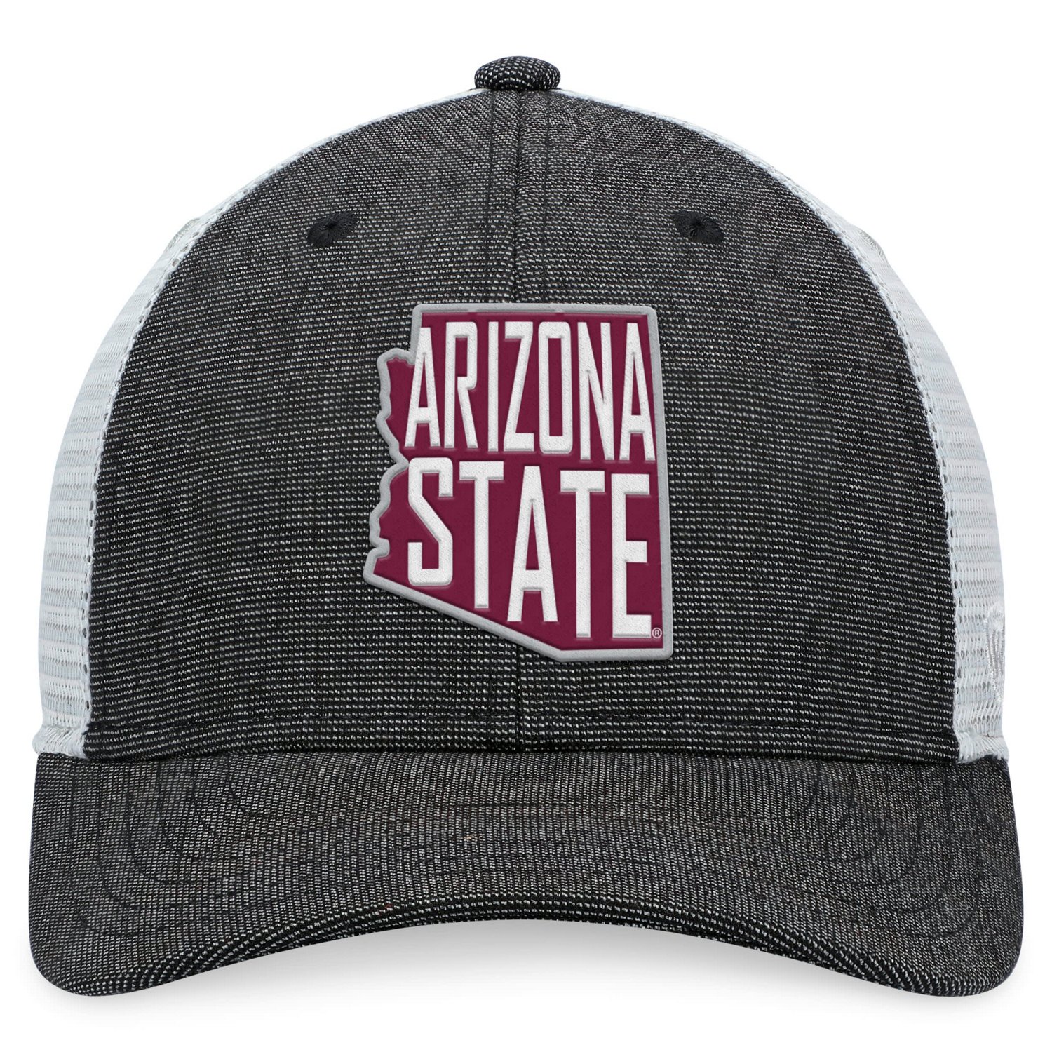 Top of the World Arizona State Sun Devils Townhall Trucker Snapback Hat - view number 2
