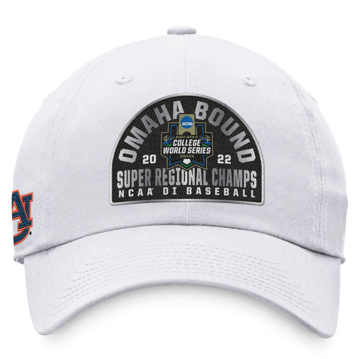 Top of the World Auburn Tigers 2022 NCAA Baseball Super Regional Champions Locker Room Adjustable Hat