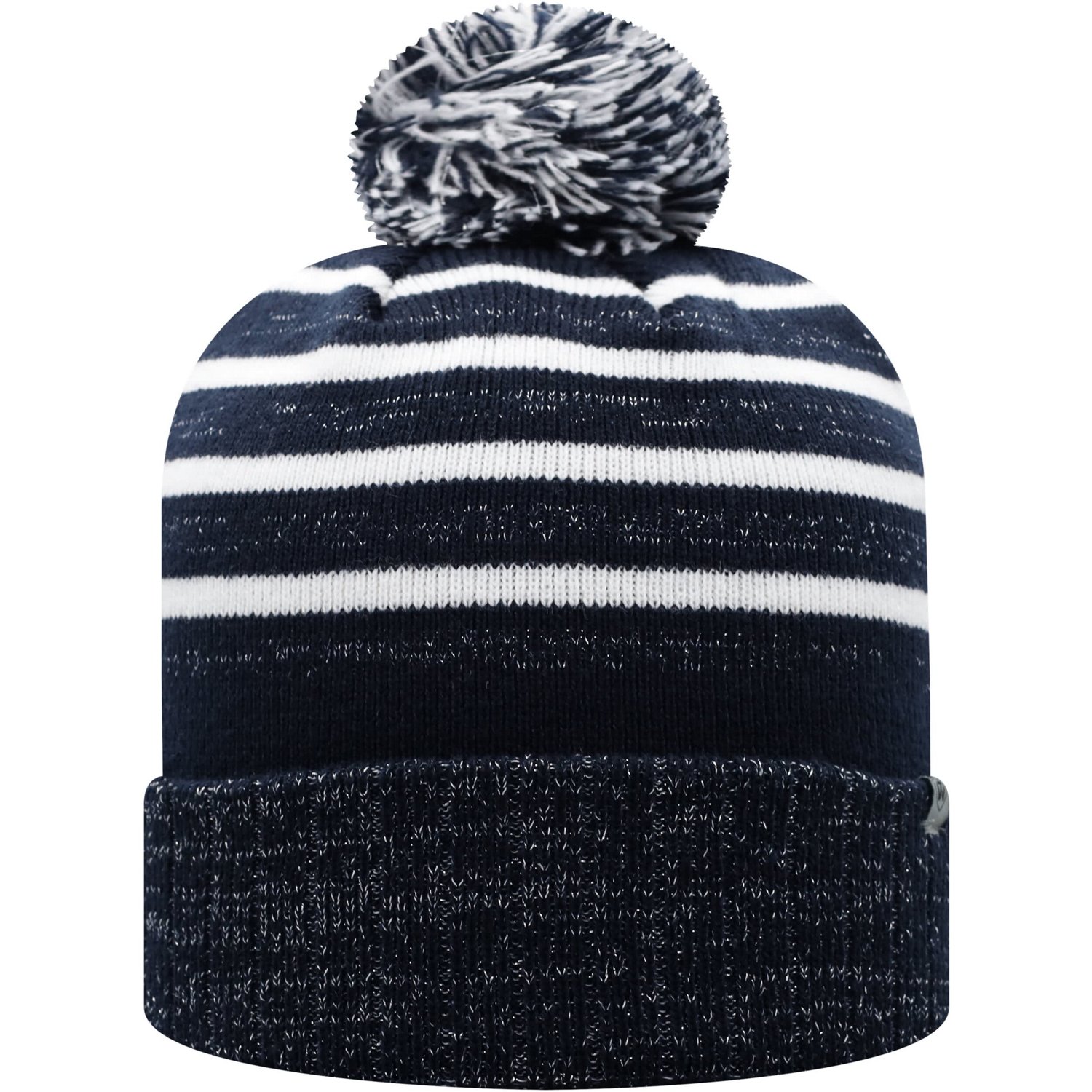 Top of the World Auburn Tigers Shimmering Cuffed Knit Hat with Pom