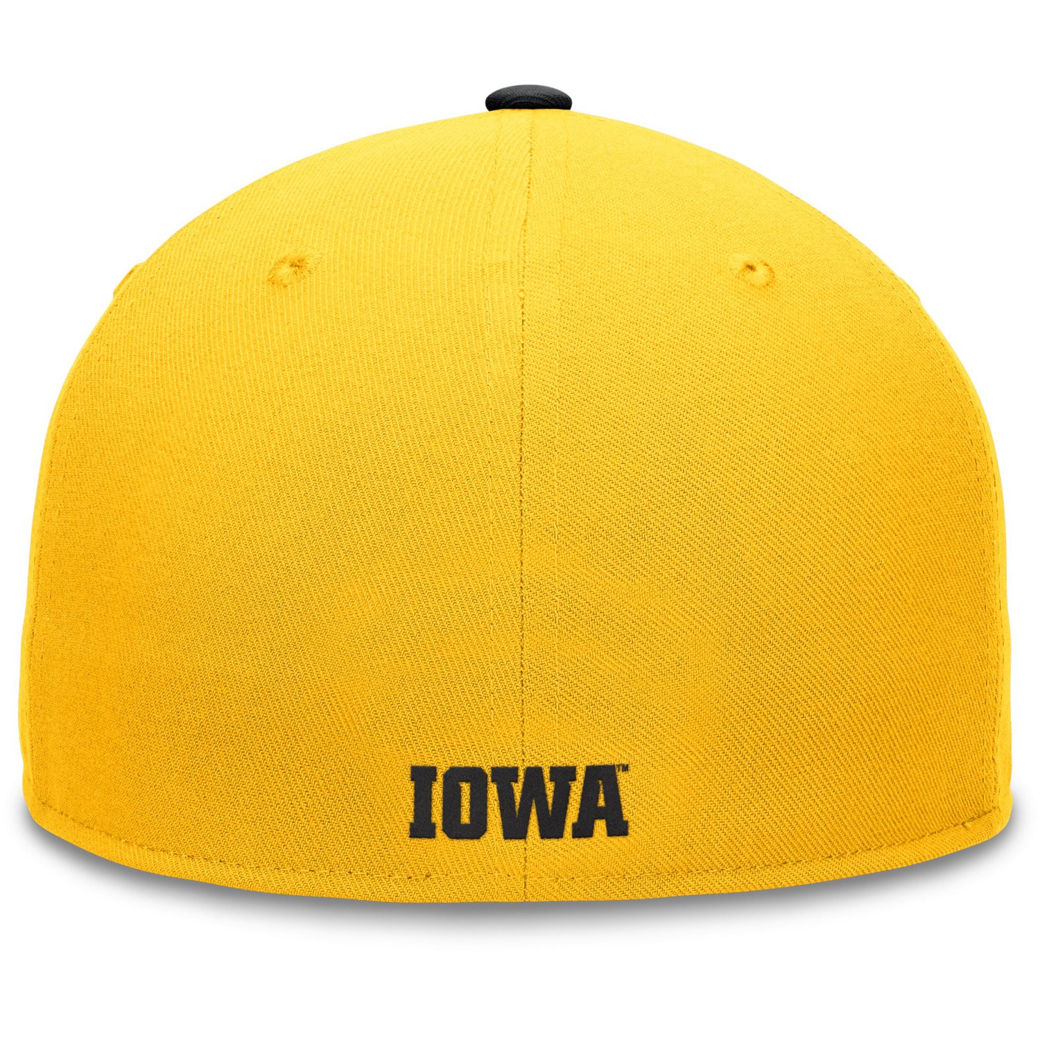 Top of the World Black Iowa Hawkeyes Rally Two-Tone Fitted Hat - view number 4
