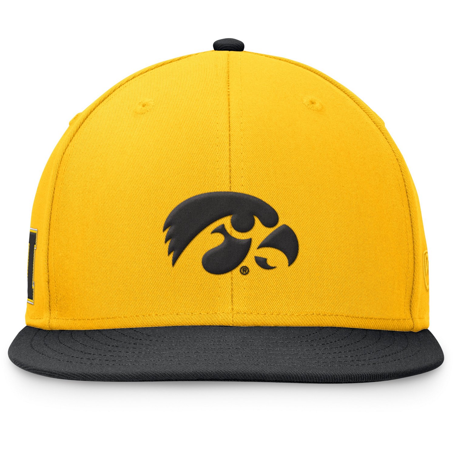 Top of the World Black Iowa Hawkeyes Rally Two-Tone Fitted Hat - view number 2
