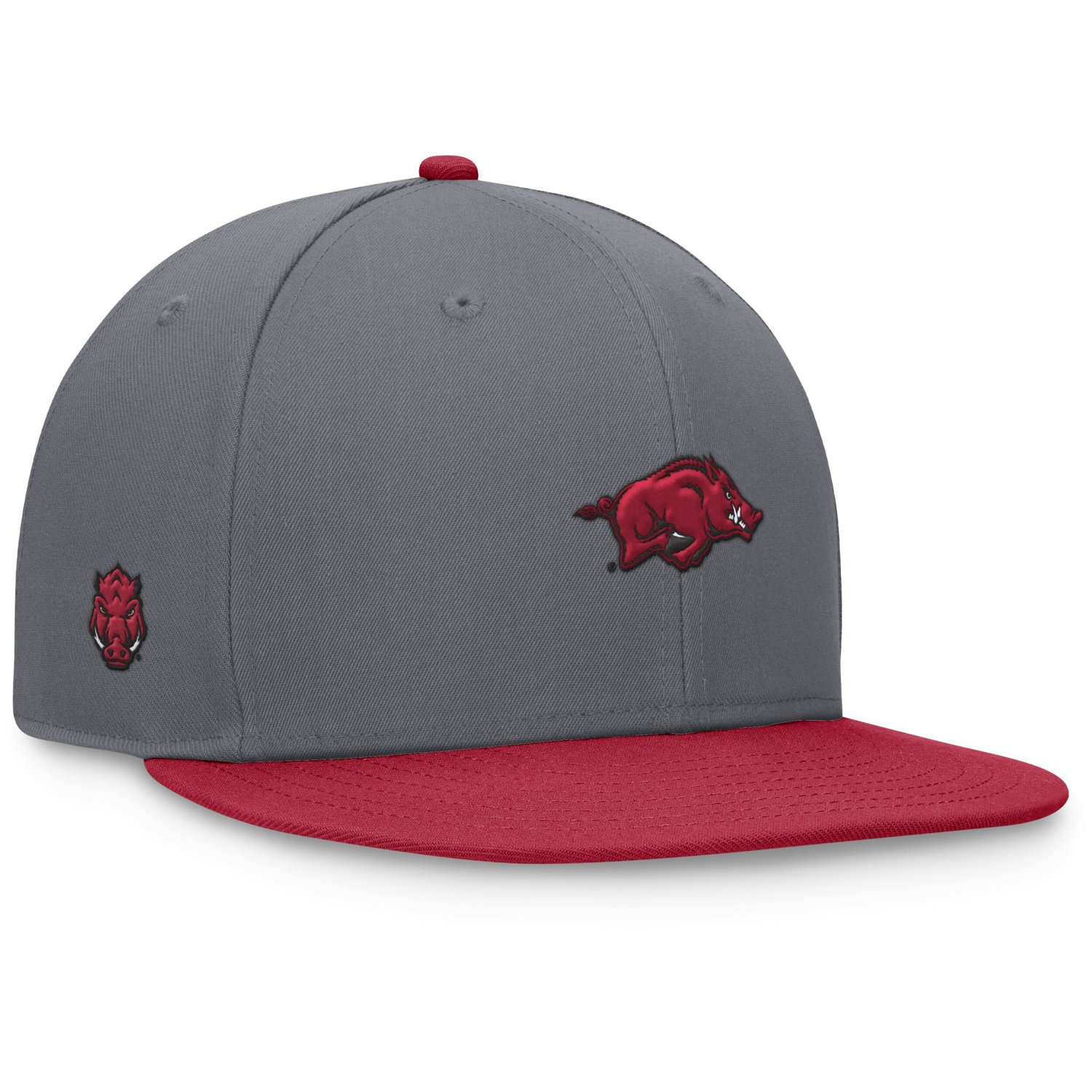 Top of the World /Cardinal Arkansas Razorbacks Rally Two-Tone Fitted Hat - view number 3