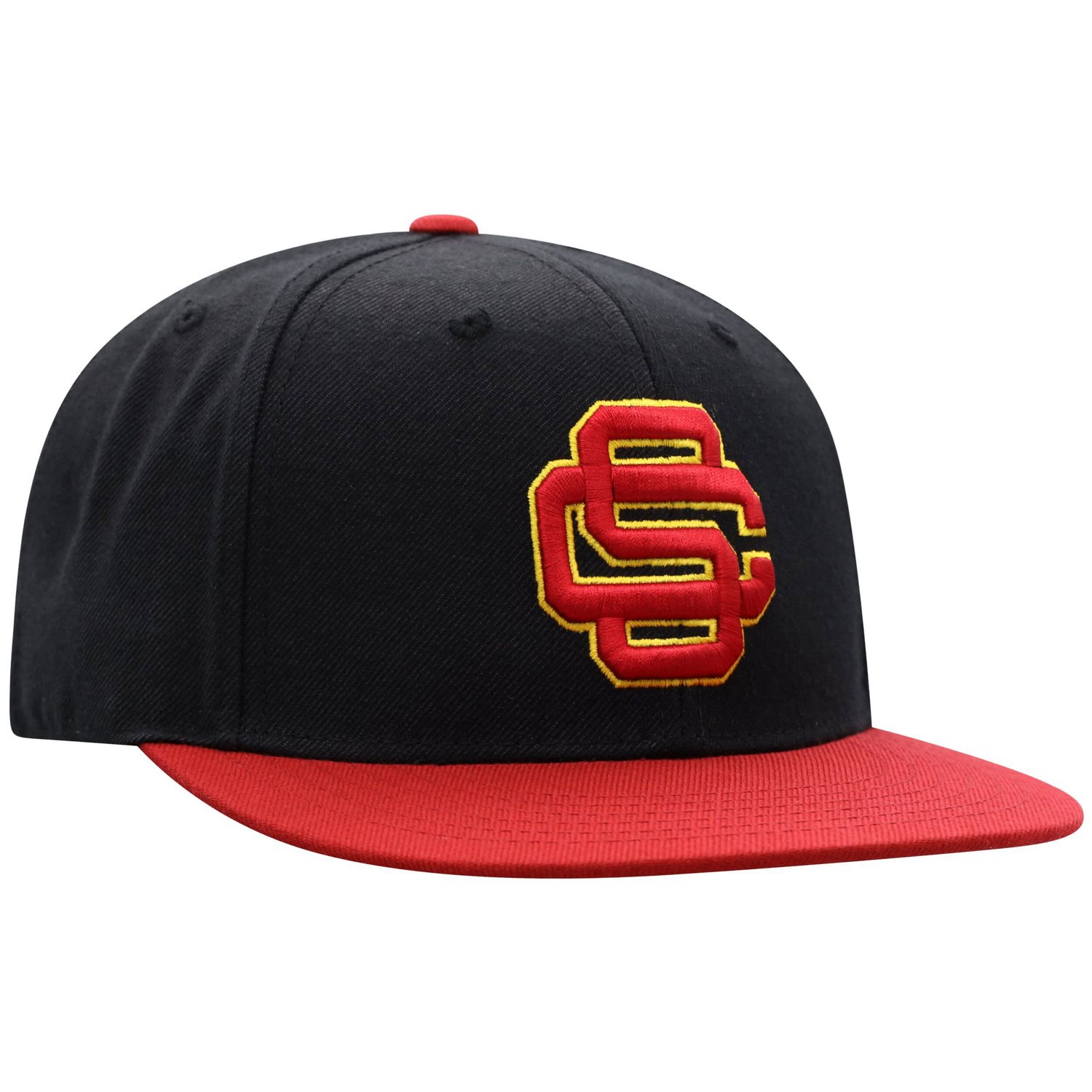 Top of the World Cardinal USC Trojans Team Color Two-Tone Fitted Hat - view number 3