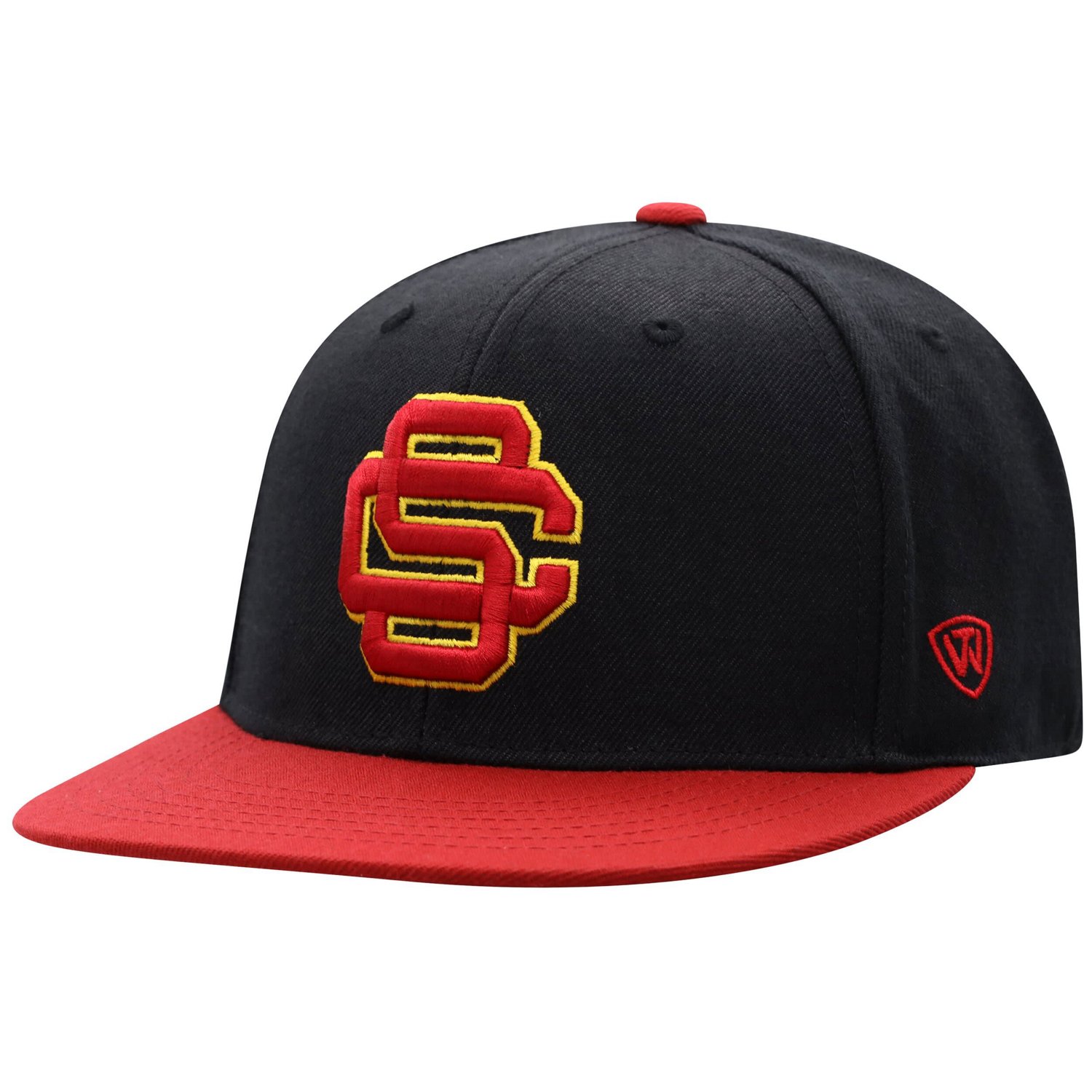 Top of the World Cardinal USC Trojans Team Color Two-Tone Fitted Hat