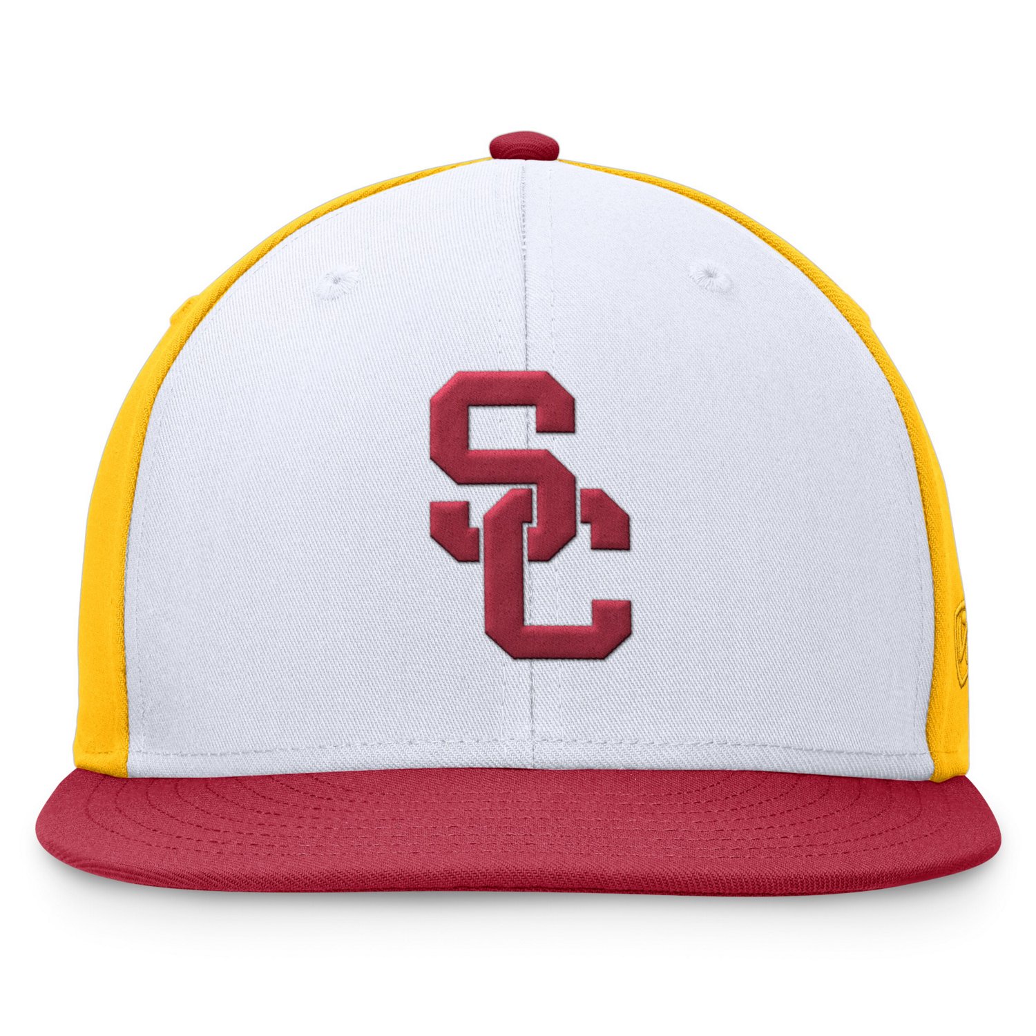 Top of the World /Cardinal USC Trojans Tri-Tone Heritage Collector Fitted Hat                                                    - view number 2