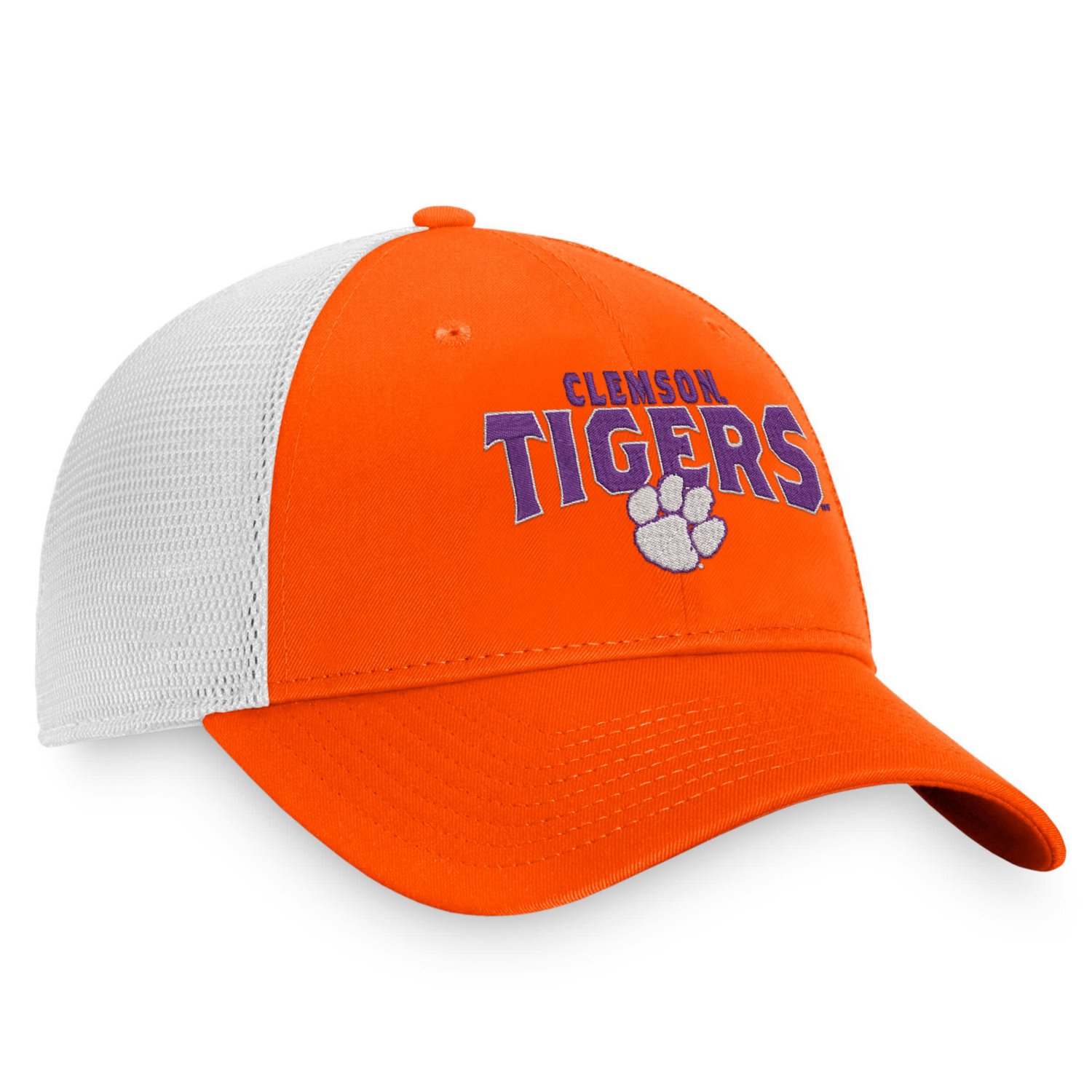 Top of the World Clemson Tigers Breakout Trucker Snapback Hat - view number 3