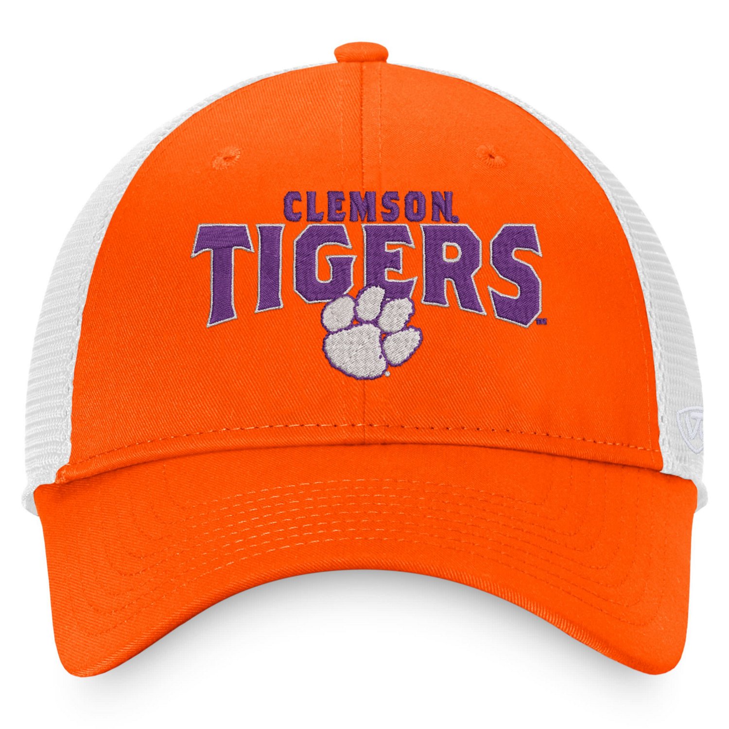Top of the World Clemson Tigers Breakout Trucker Snapback Hat - view number 2