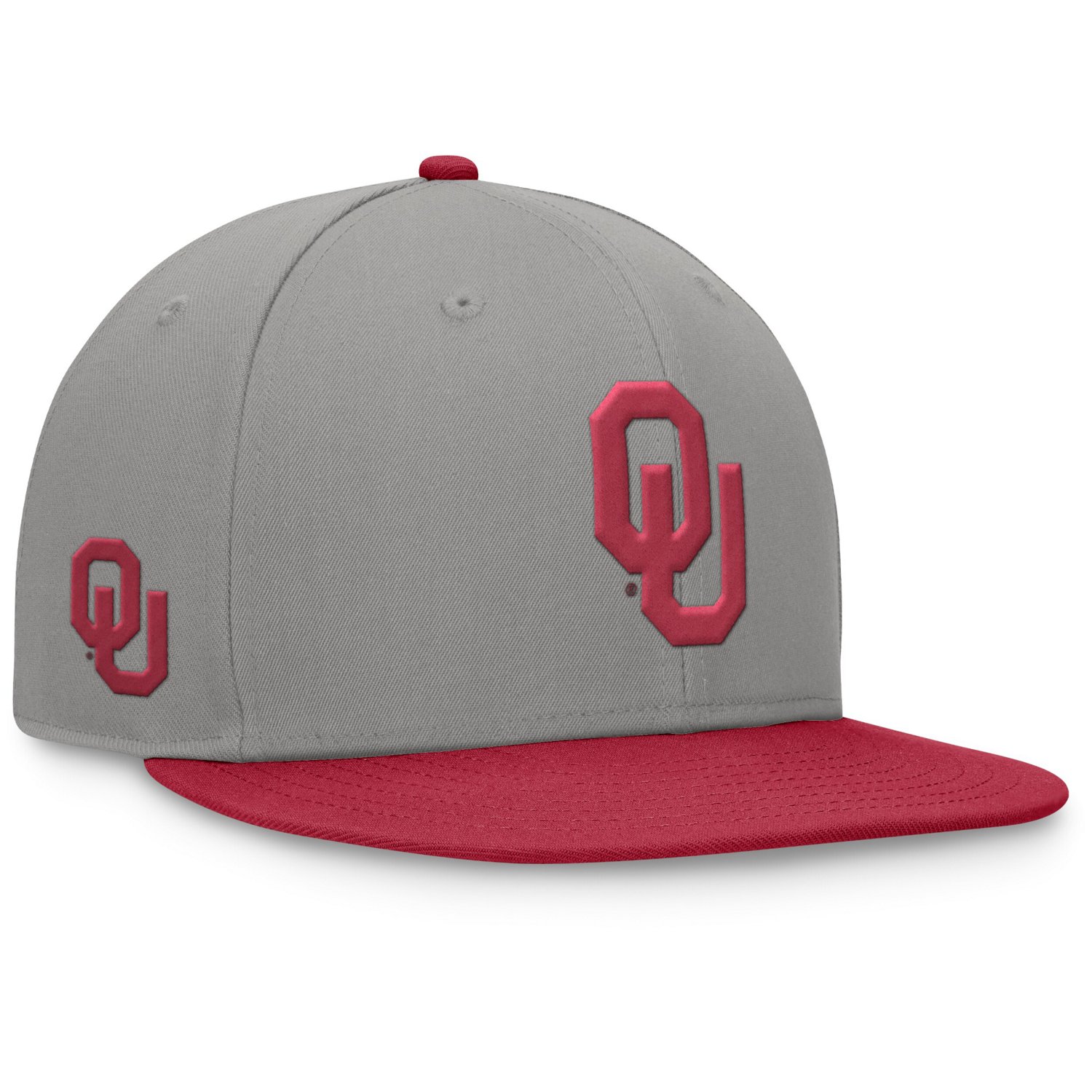 Top of the World /Crimson Oklahoma Sooners Rally Two-Tone Fitted Hat                                                             - view number 3