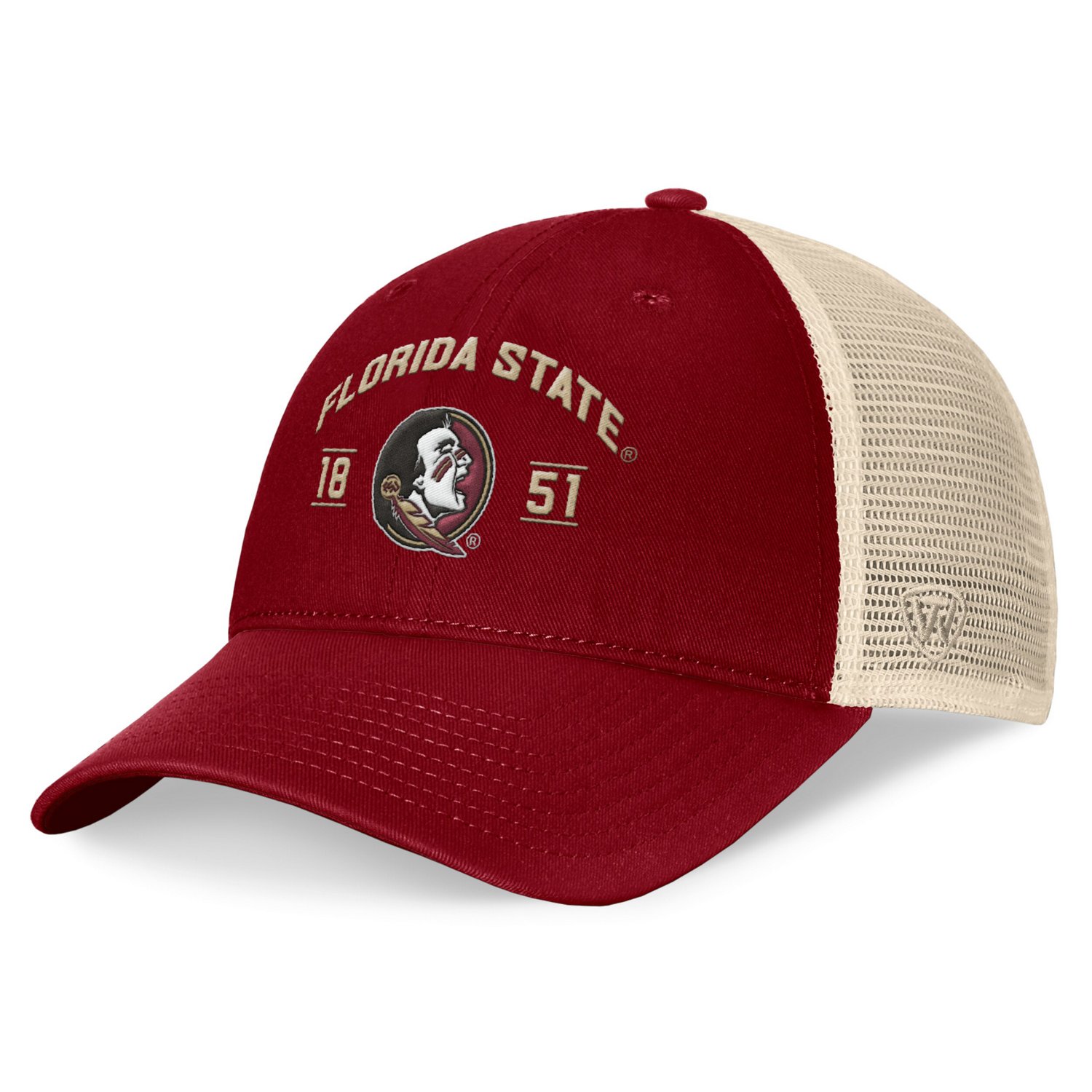 Top of the World Florida State Seminoles Heritage Waylon Trucker Adjustable Hat