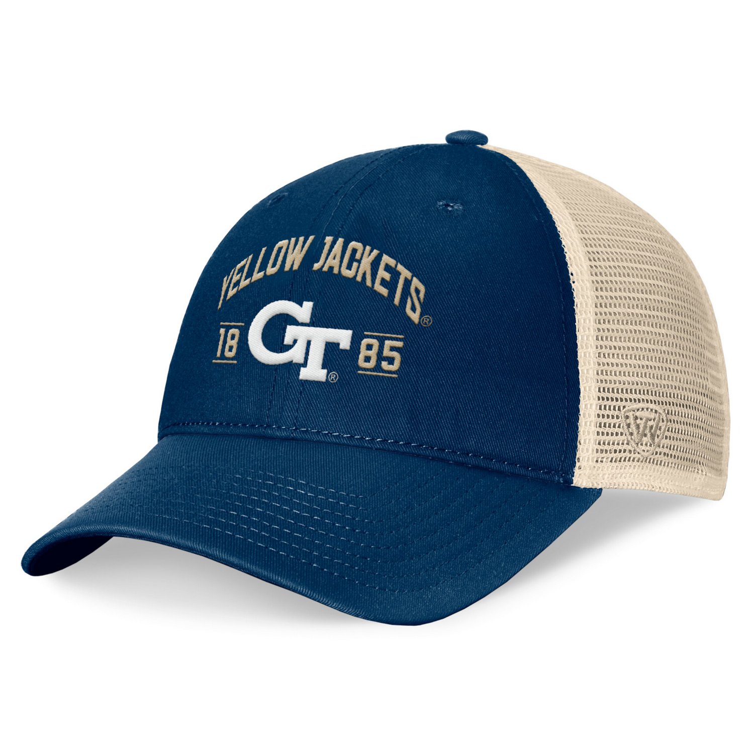 Top of the World Georgia Tech Yellow Jackets Heritage Waylon Trucker Adjustable Hat