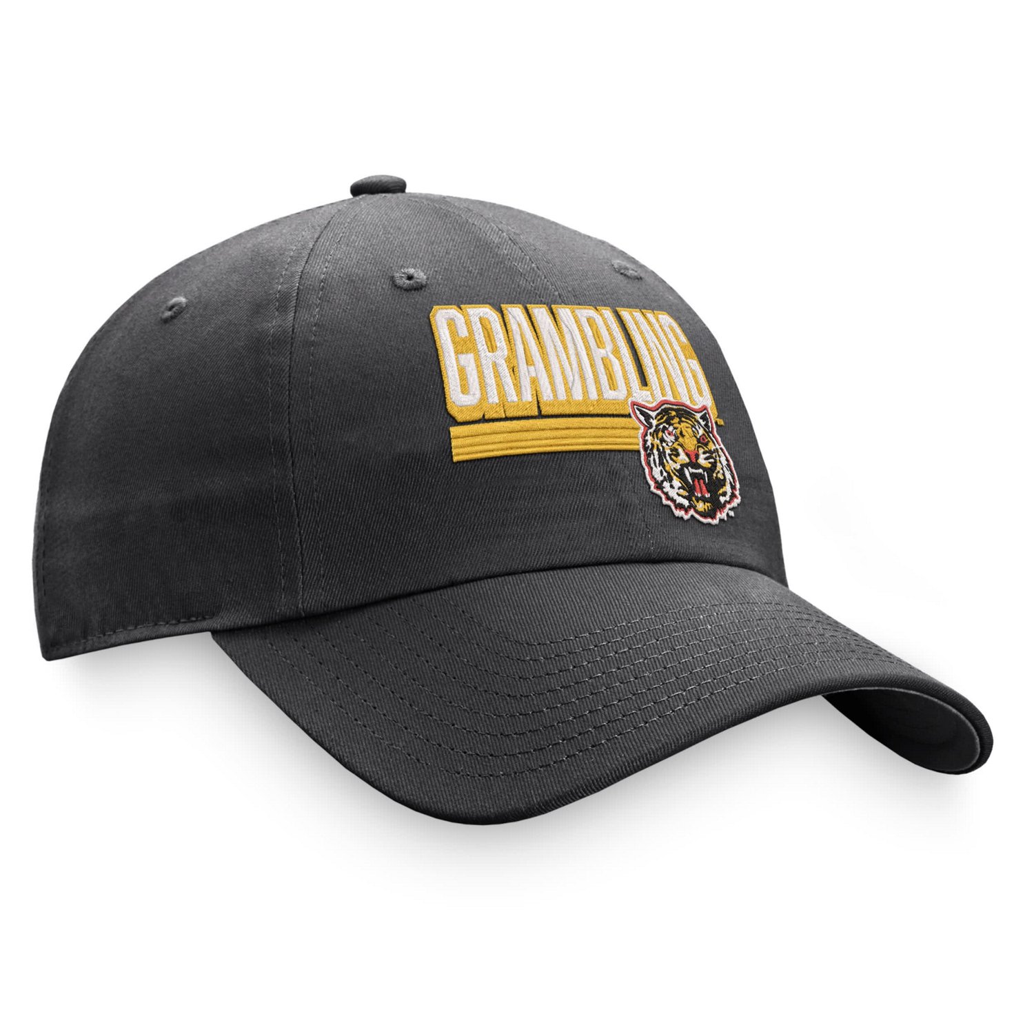 Top of the World Grambling Tigers Slice Adjustable Hat                                                                           - view number 3