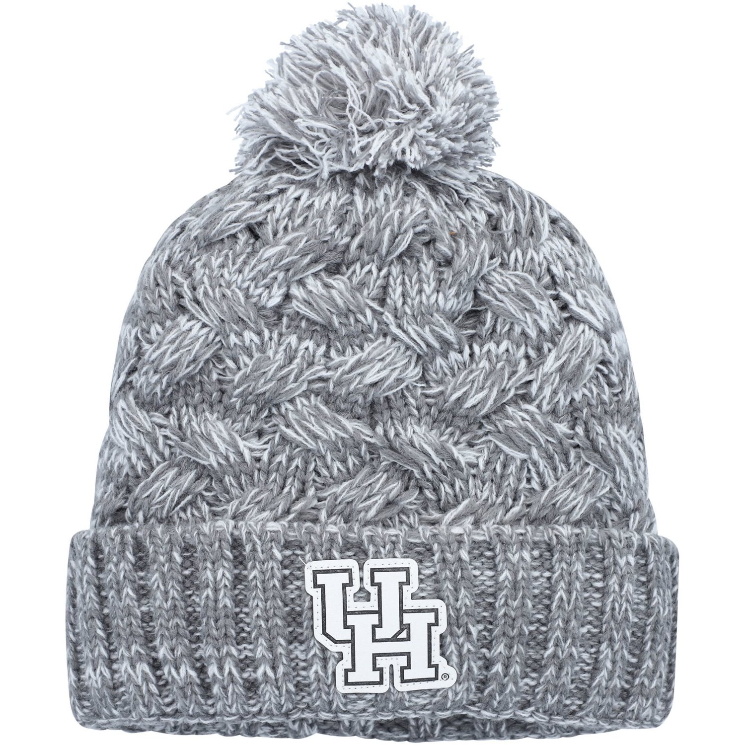 Top of the World Houston Cougars Arctic Cuffed Knit Hat with Pom                                                                 - view number 1