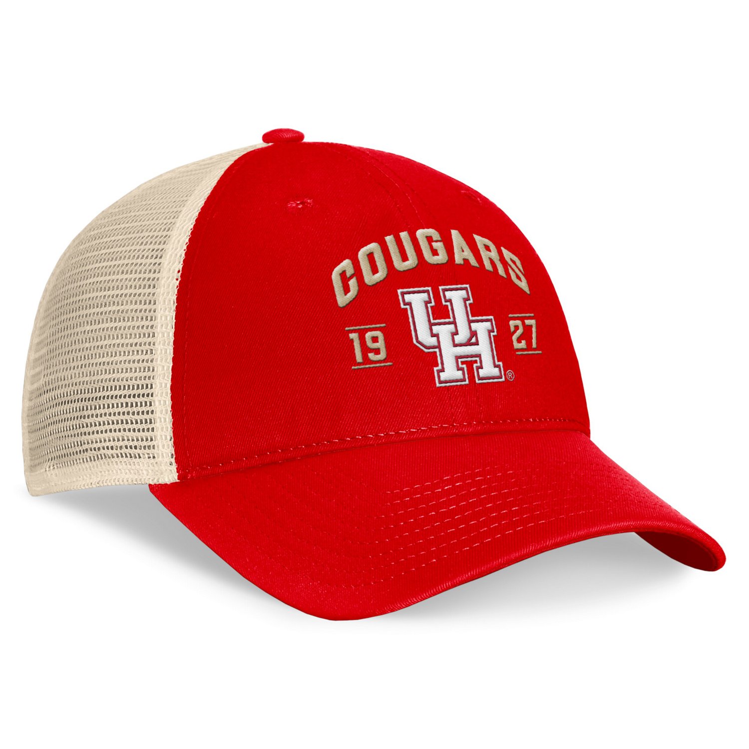 Top of the World Houston Cougars Heritage Waylon Trucker Adjustable Hat - view number 3
