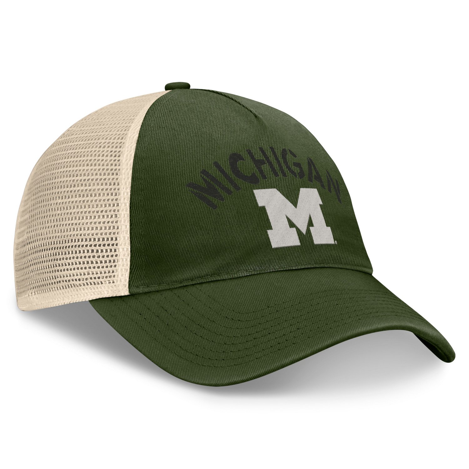 Top of the World Hunter Michigan Wolverines OHT Military Appreciation Glory Trucker Adjustable Hat                               - view number 3
