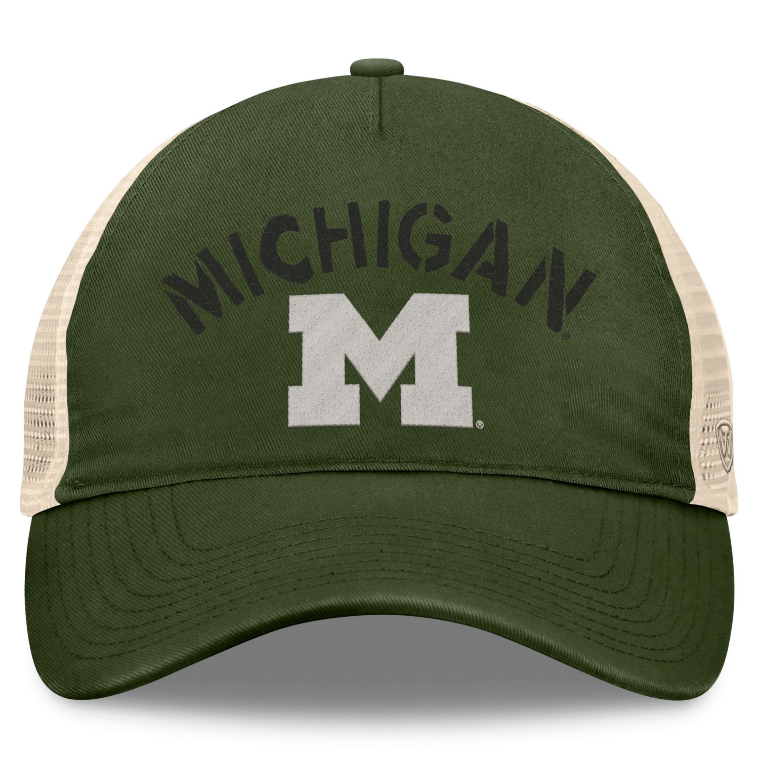 Top of the World Hunter Michigan Wolverines OHT Military Appreciation Glory Trucker Adjustable Hat                               - view number 2