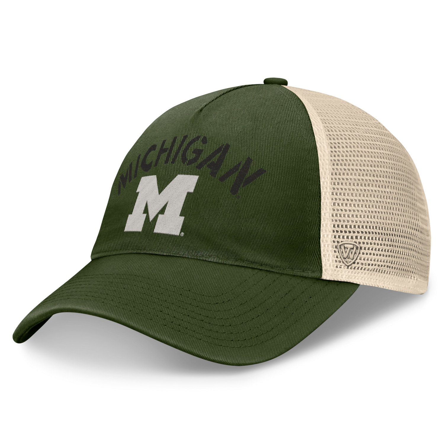 Top of the World Hunter Michigan Wolverines OHT Military Appreciation Glory Trucker Adjustable Hat                               - view number 1