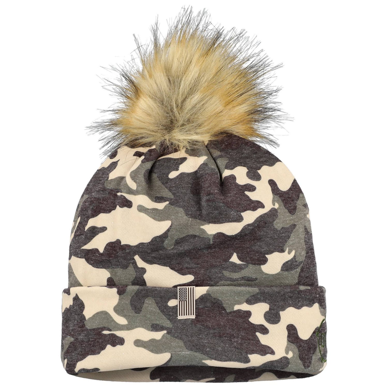Top of the World Illinois Fighting Illini OHT Military Appreciation Cuffed Knit Hat with Pom - view number 2