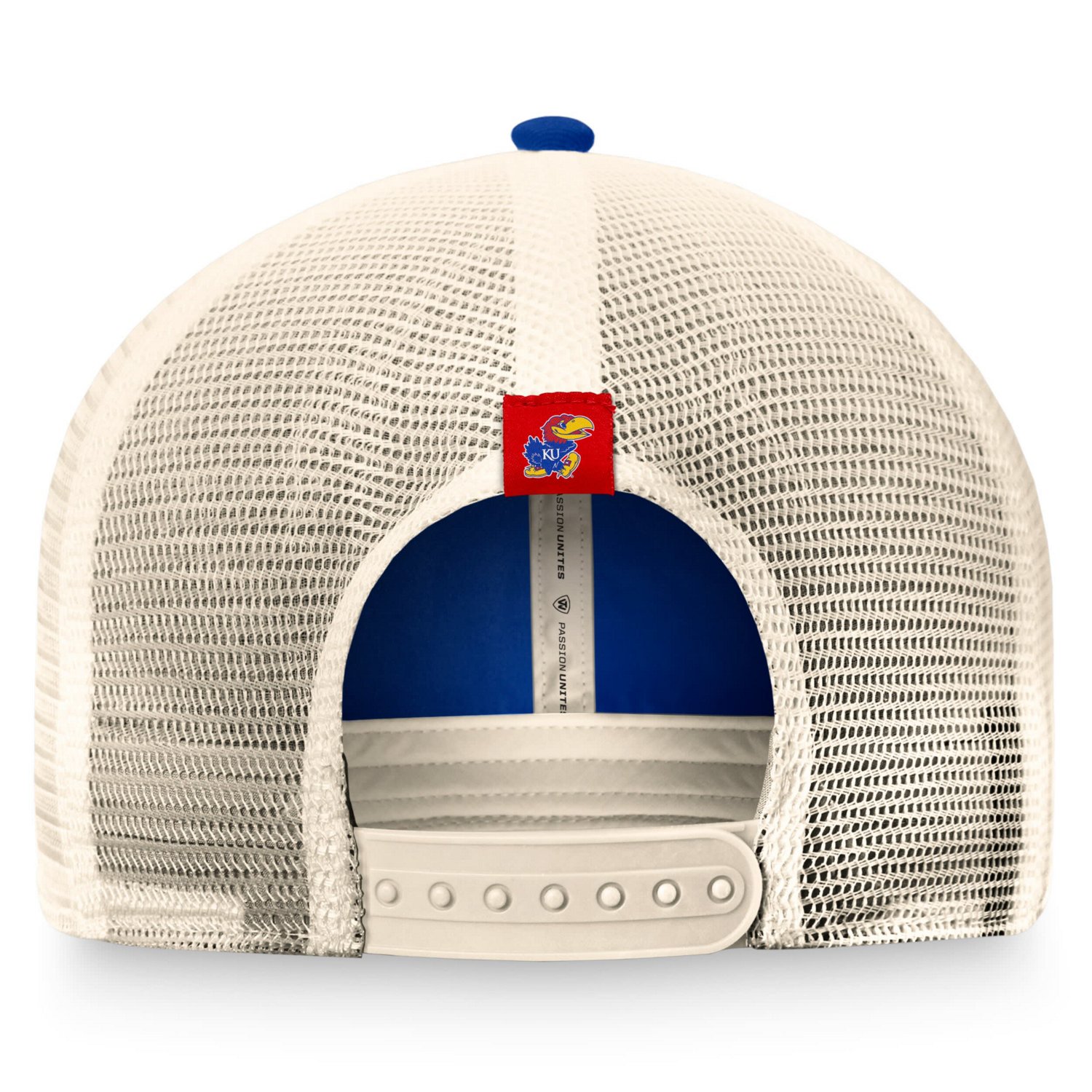 Top of the World Kansas Jayhawks Refined Trucker Adjustable Hat - view number 4