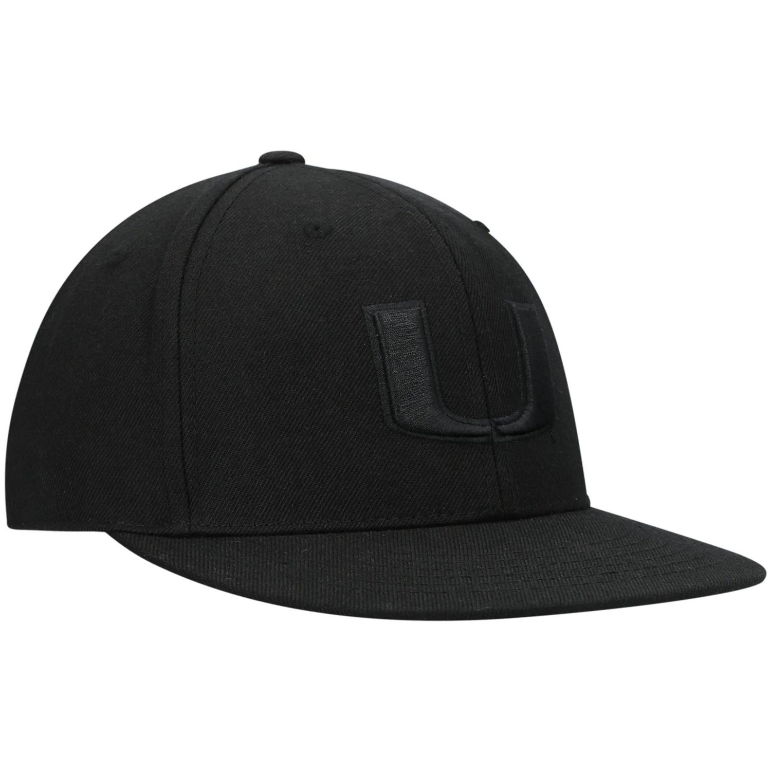 Top of the World Miami Hurricanes On Fitted Hat                                                                                  - view number 1