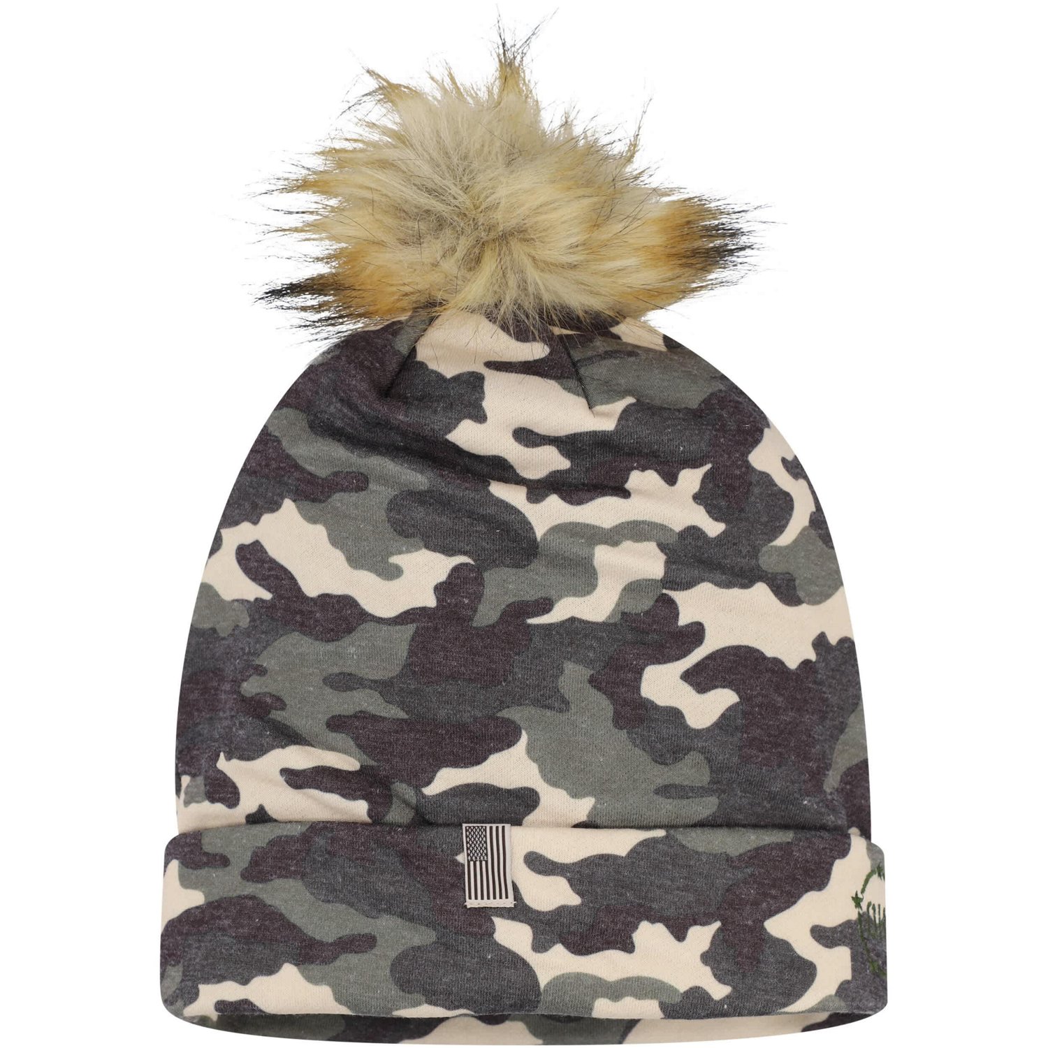 Top of the World Miami Hurricanes Operation Hat Trick Woven Cuffed Knit Hat with Pom - view number 2