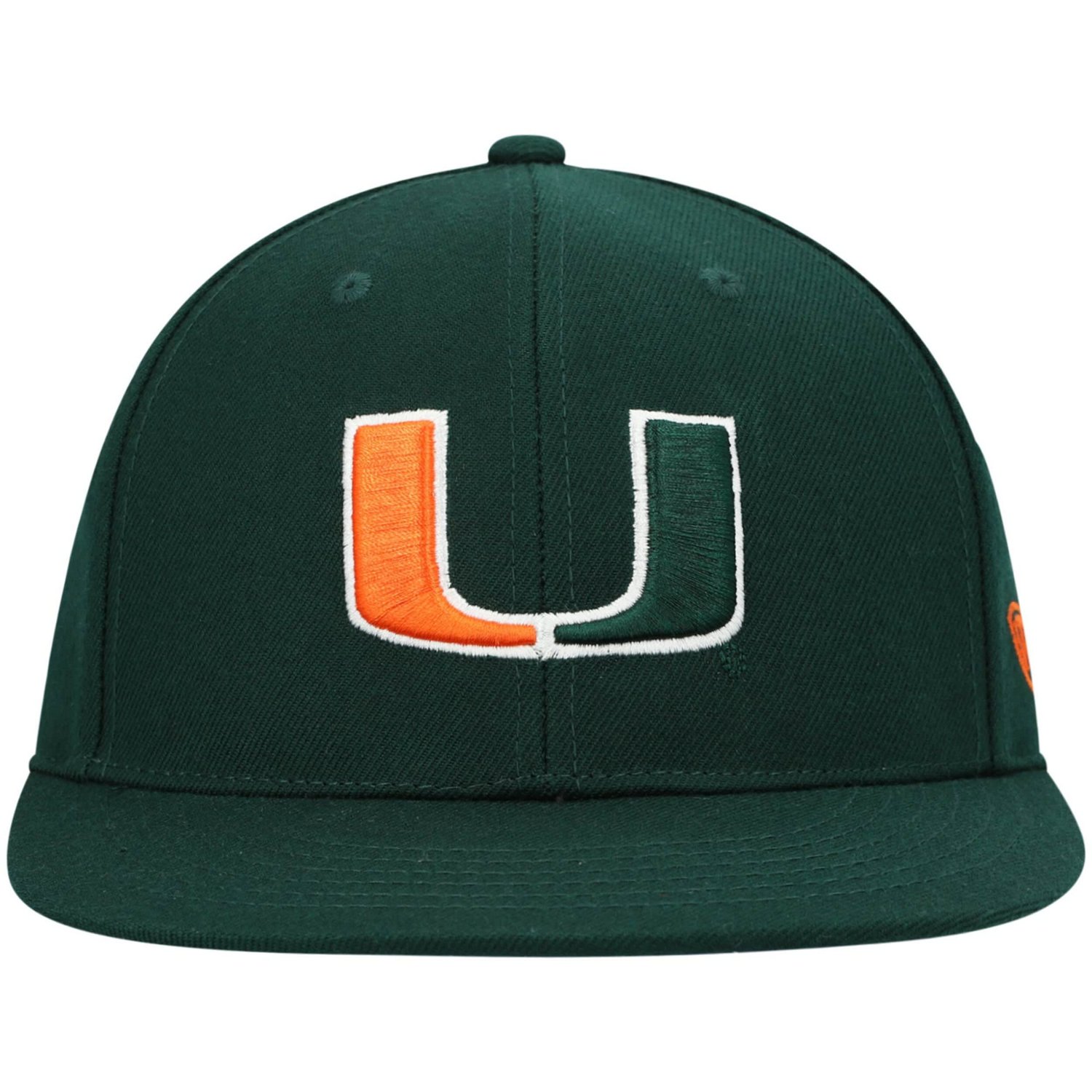 Top of the World Miami Hurricanes Team Color Fitted Hat - view number 2
