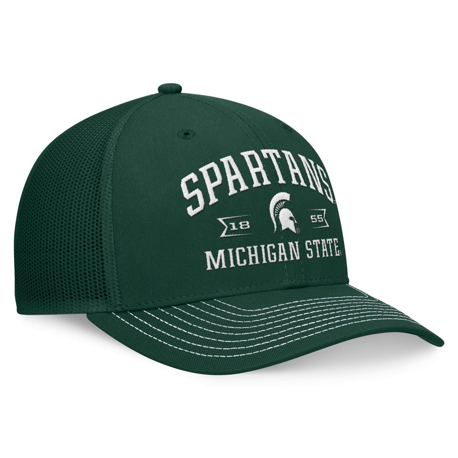 Top of the World Michigan State Spartans Carson Trucker Adjustable Hat                                                           - view number 3