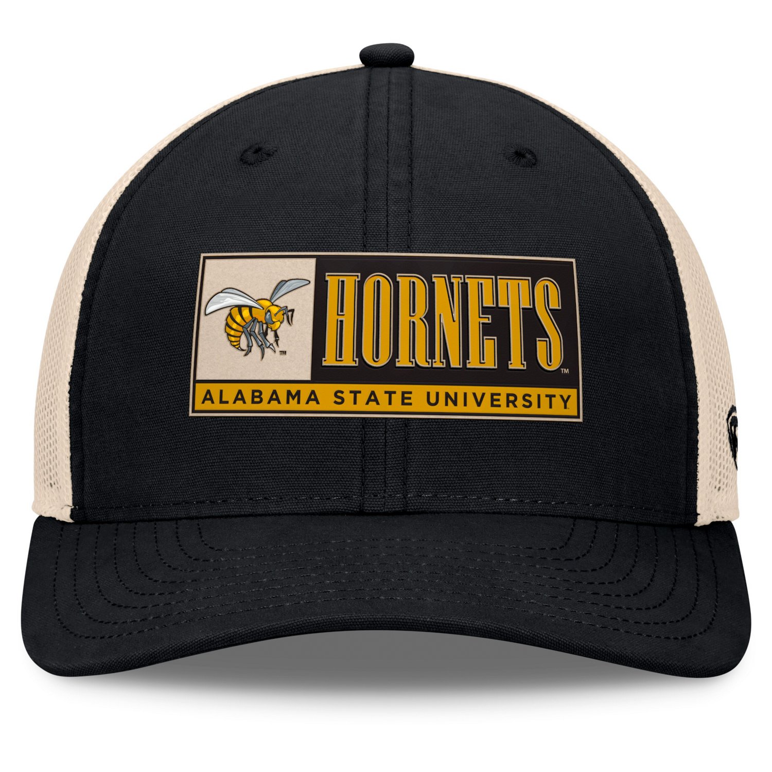 Top of the World Natural Alabama State Hornets Bennett Trucker Adjustable Hat - view number 2