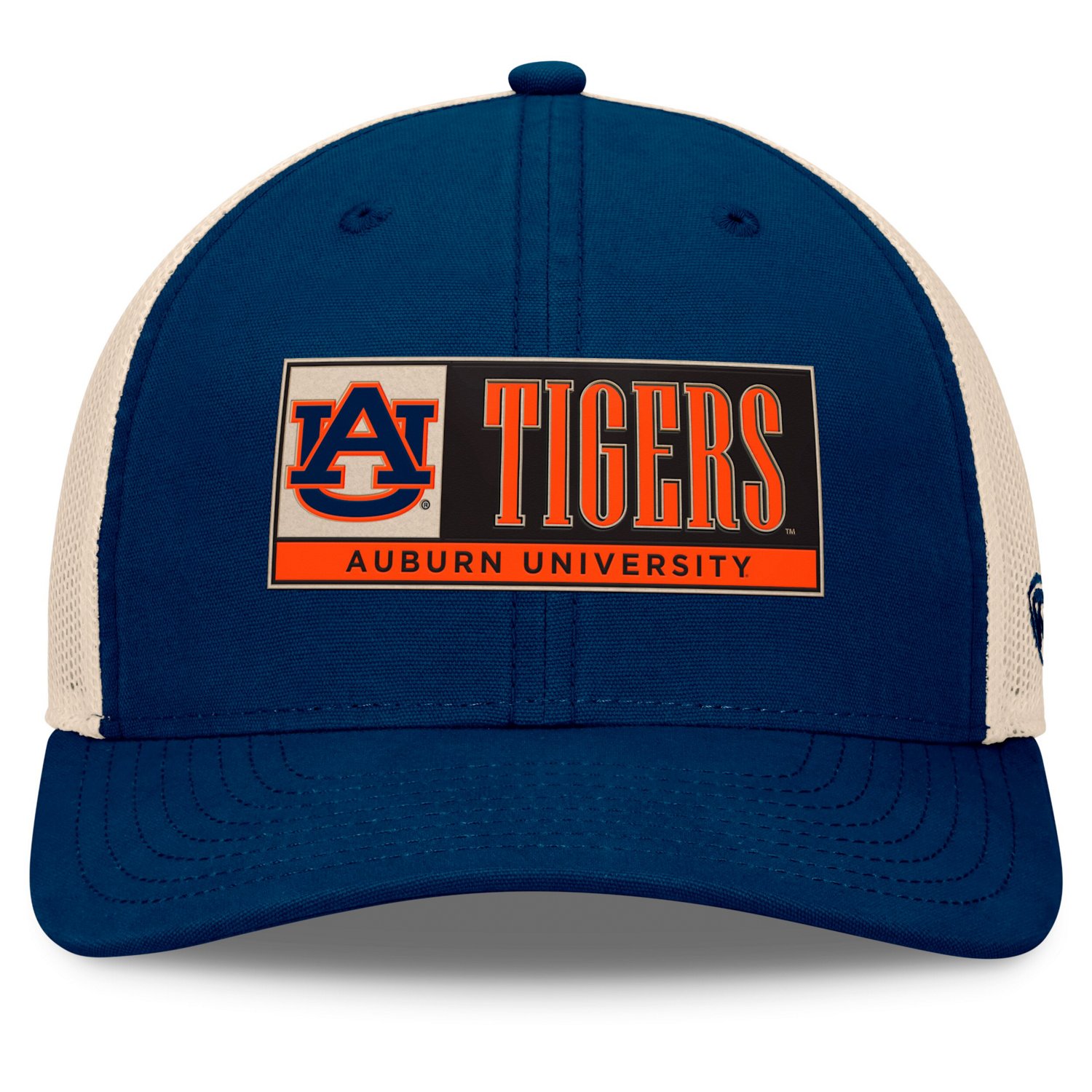 Top of the World /Natural Auburn Tigers Bennett Trucker Adjustable Hat - view number 2