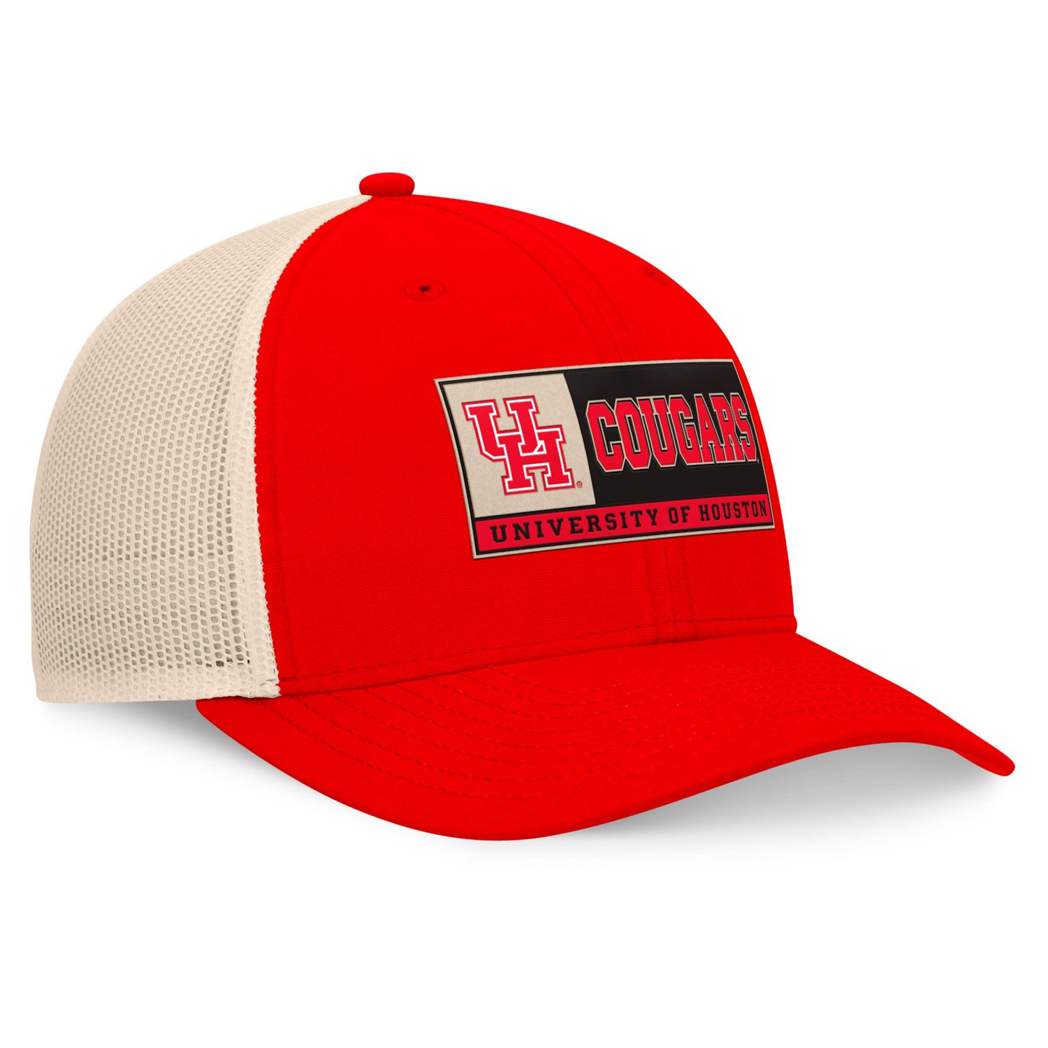 Top of the World Natural Houston Cougars Bennett Trucker Adjustable Hat - view number 3