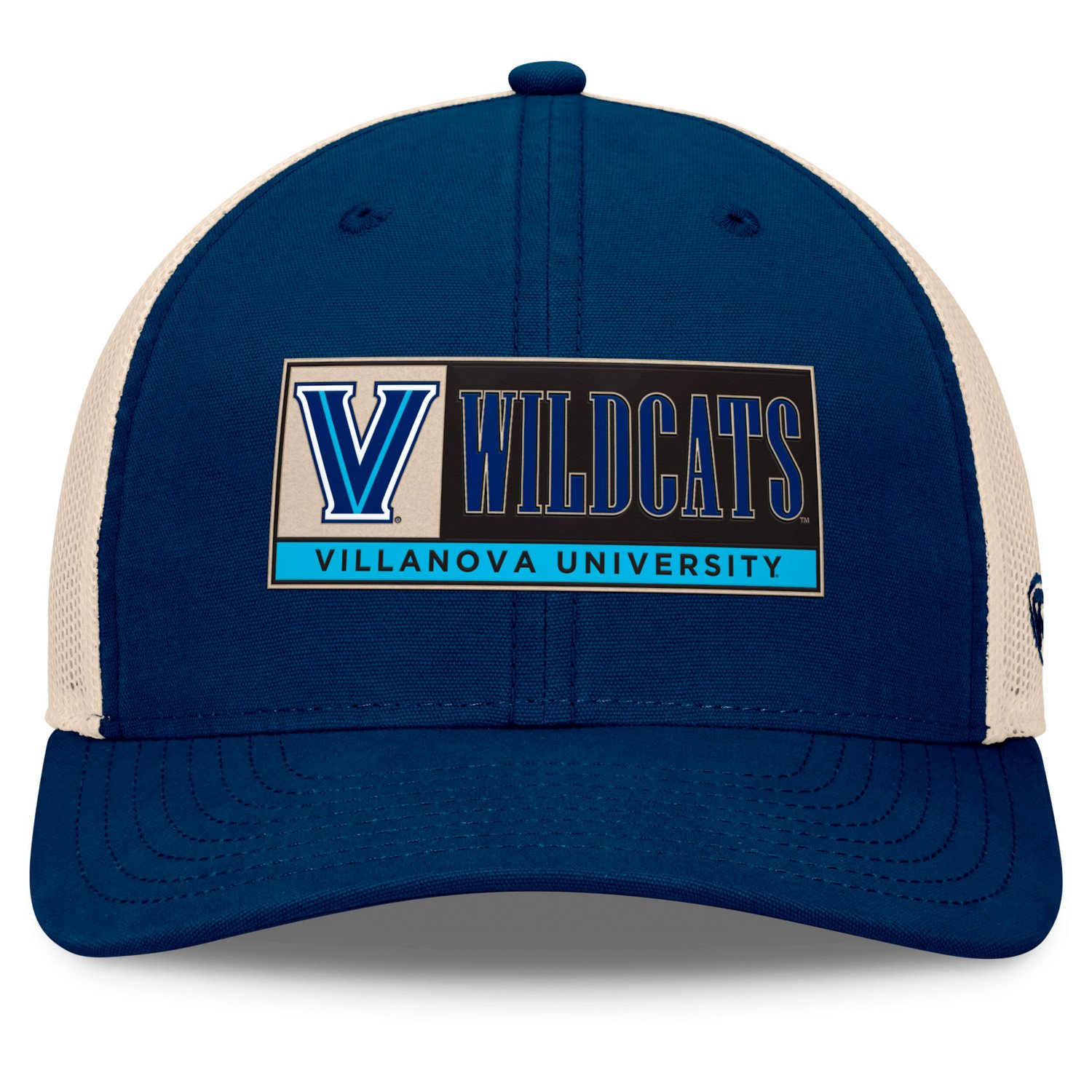 Top of the World Natural Villanova Wildcats Bennett Trucker Adjustable Hat - view number 2