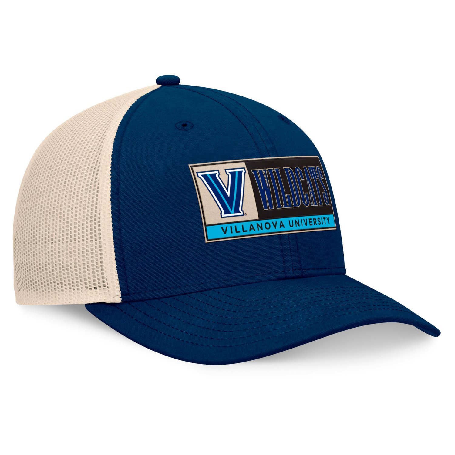 Top of the World Natural Villanova Wildcats Bennett Trucker Adjustable Hat - view number 3