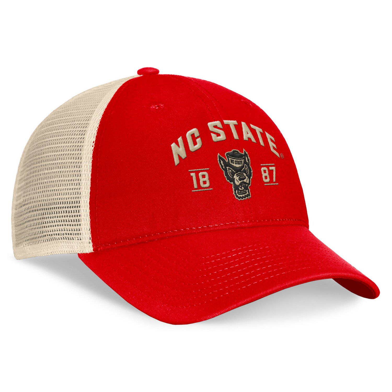 Top of the World NC State Wolfpack Heritage Waylon Trucker Adjustable Hat - view number 3