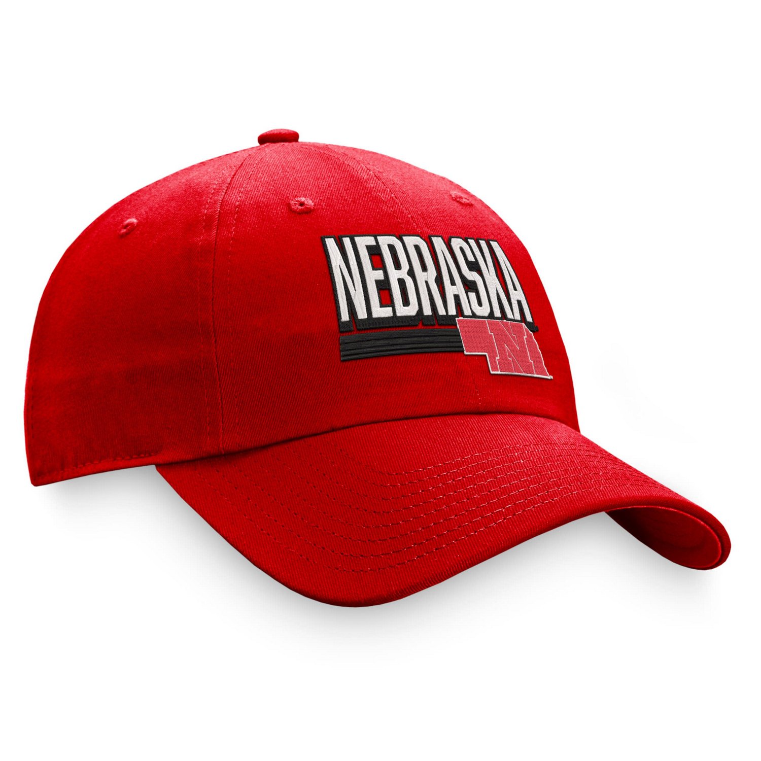 Top of the World Nebraska Huskers Slice Adjustable Hat                                                                           - view number 3