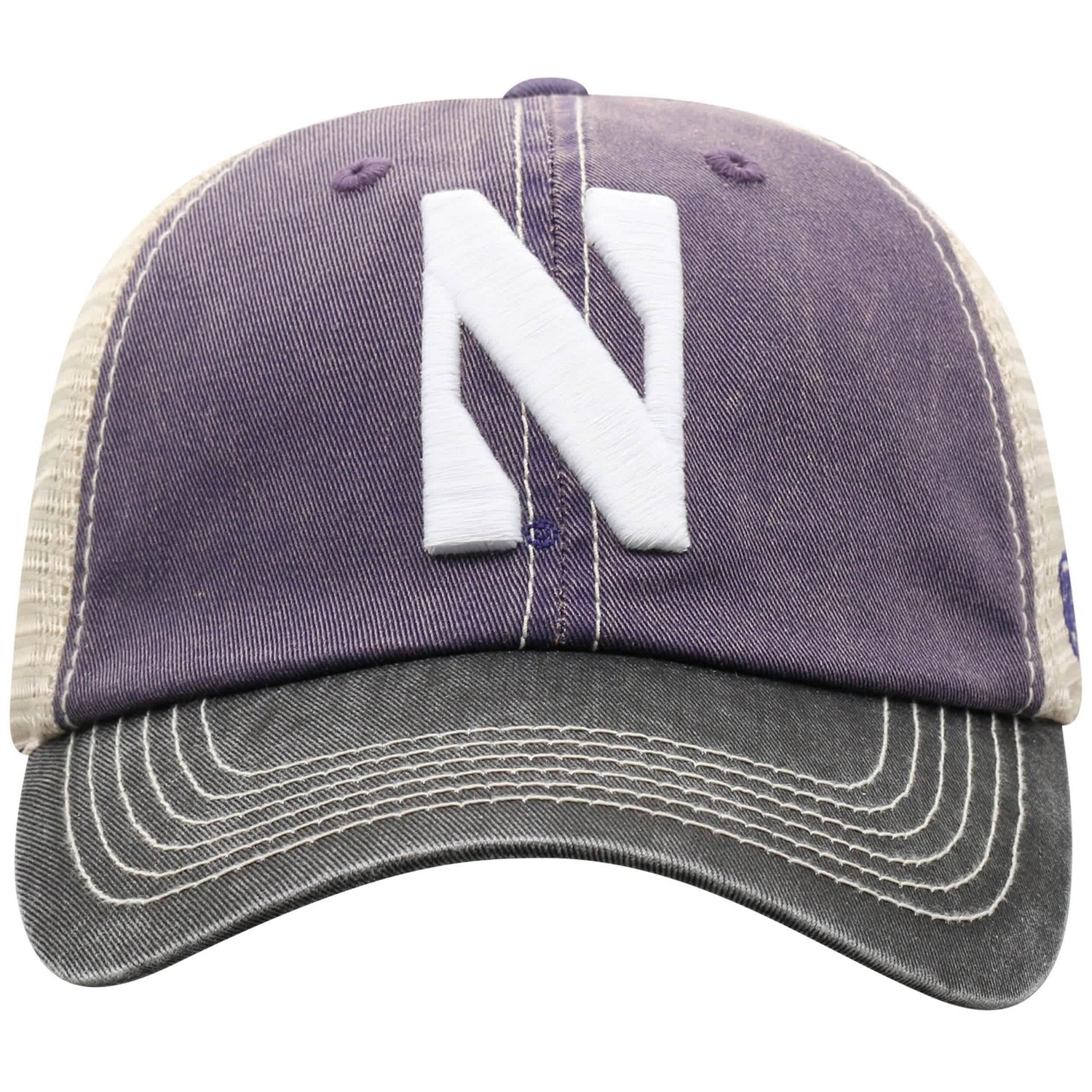Top of the World Northwestern Wildcats Off Road Adjustable Trucker Hat - view number 3
