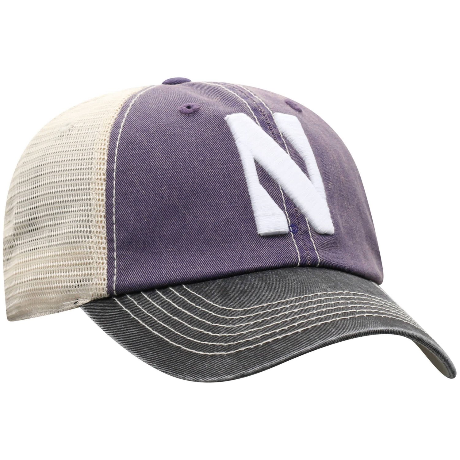 Top of the World Northwestern Wildcats Off Road Adjustable Trucker Hat - view number 2