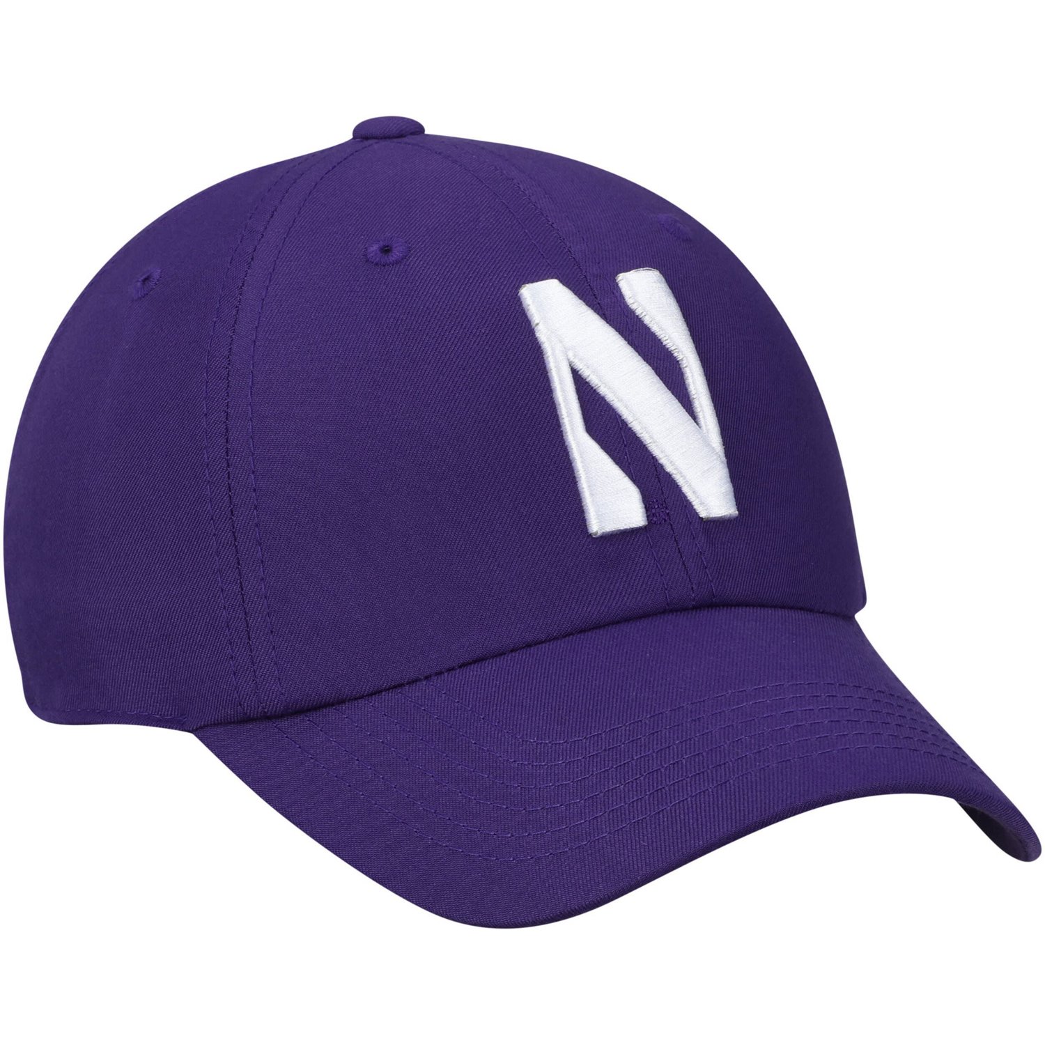Top of the World Northwestern Wildcats Primary Logo Staple Adjustable Hat - view number 3