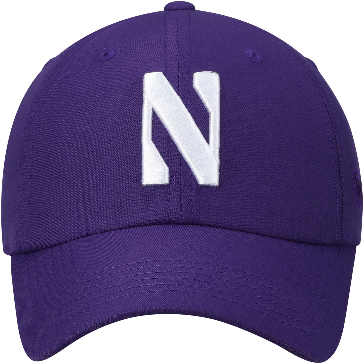 Top of the World Northwestern Wildcats Primary Logo Staple Adjustable Hat - view number 2