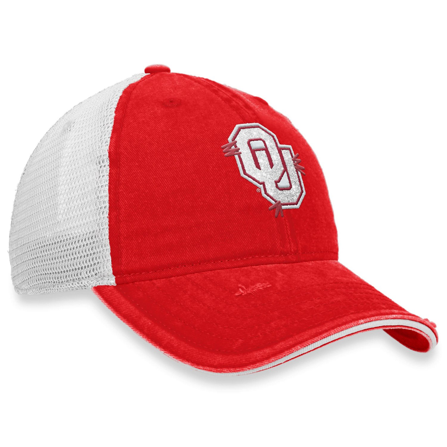 Top of the World Oklahoma Sooners Radiant Trucker Snapback Hat - view number 3