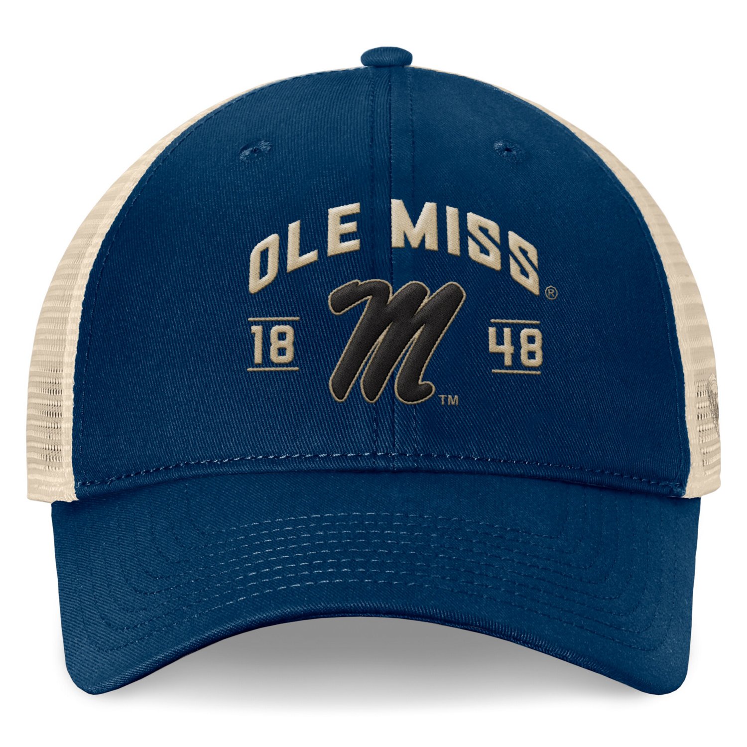 Top of the World Ole Miss Rebels Heritage Waylon Trucker Adjustable Hat                                                          - view number 2