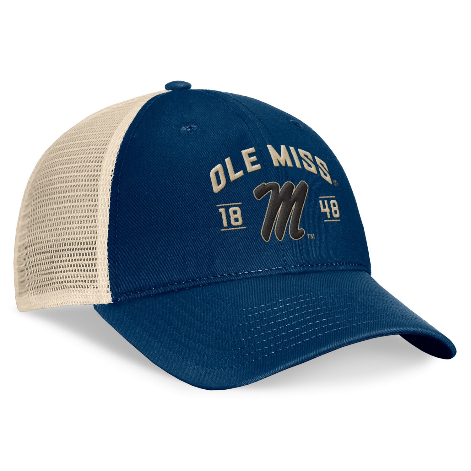 Top of the World Ole Miss Rebels Heritage Waylon Trucker Adjustable Hat                                                          - view number 3